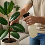 Coltivazione di ficus elastica in salotto: l’accorgimento che favorisce crescita compatta e foglie lucide