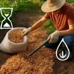 I vantaggi della pacciamatura manuale con strumenti semplici: risparmia tempo e acqua