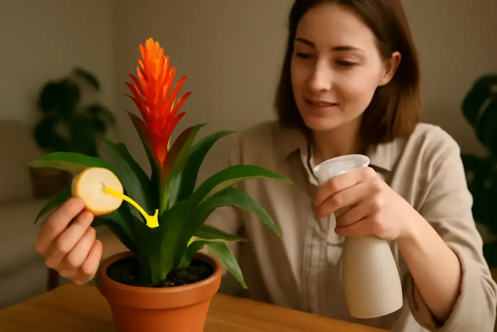 Coltivare bromelie in casa: due gesti essenziali per stimolare la formazione di nuovi fiori