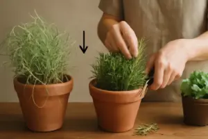 Perché alcune piante aromatiche diventano filamentose? Il trucco per mantenerle compatte e profumate