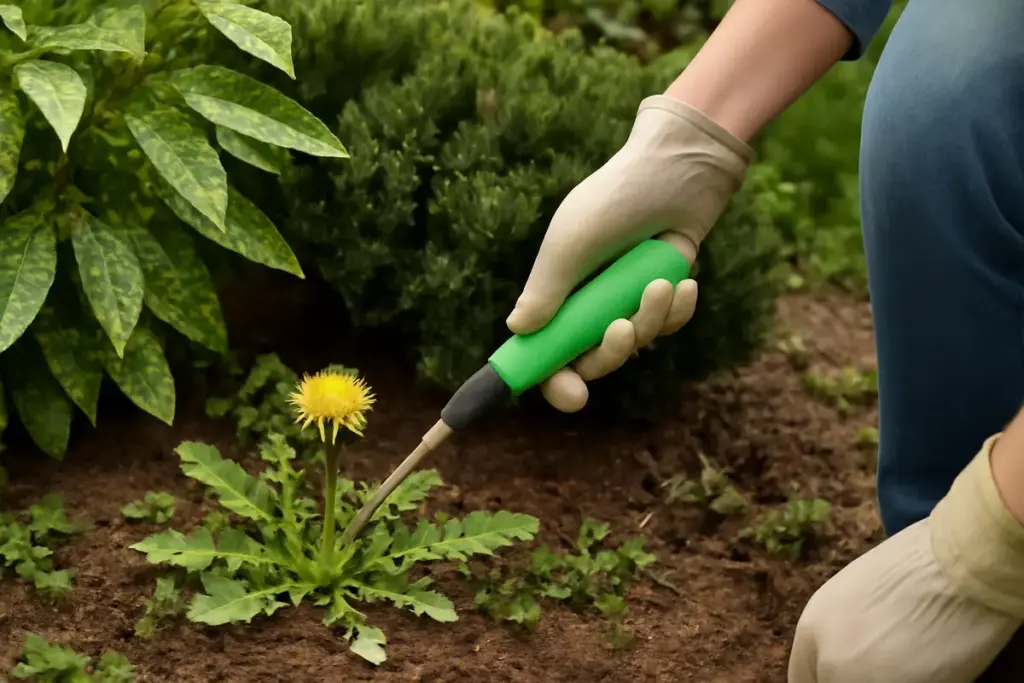 Come eliminare le infestanti tra le piante ornamentali? La tecnica mirata che protegge le radici