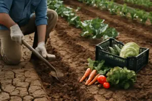Coltivare ortaggi in terreni argillosi: la lavorazione corretta per un raccolto più sano