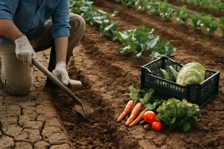 Coltivare ortaggi in terreni argillosi: la lavorazione corretta per un raccolto più sano