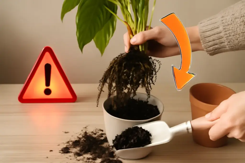 Problemi di radici marce nelle piante da interno? Un segnale d’allarme e la soluzione rapida per salvare la pianta