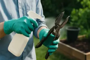 Perché igienizzare gli attrezzi da giardino dopo l’uso? Riduci drasticamente il rischio di infezioni