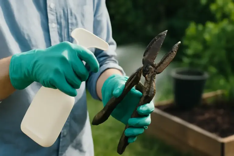 Perché igienizzare gli attrezzi da giardino dopo l’uso? Riduci drasticamente il rischio di infezioni