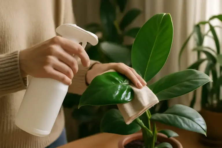 Come si puliscono le foglie delle piante da appartamento? Il prodotto che elimina la polvere senza lasciare aloni