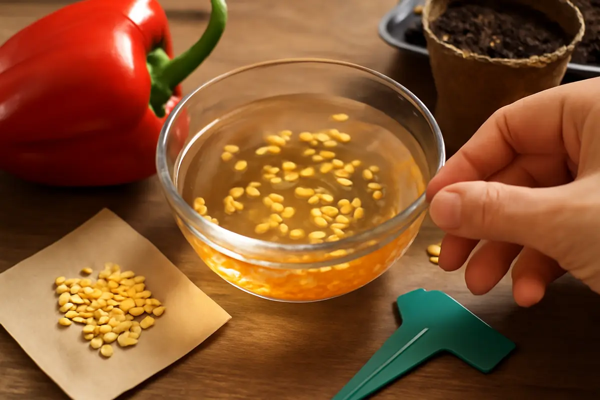 Come migliorare la germinazione dei semi di peperone? Un passaggio in acqua tiepida accelera tutto
