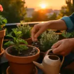 Quando è meglio concimare le piante da terrazzo? L’orario che favorisce l’assorbimento dei nutrienti