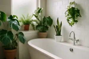 Piante verdi in bagno: quali specie resistono meglio all’umidità e poca luce?