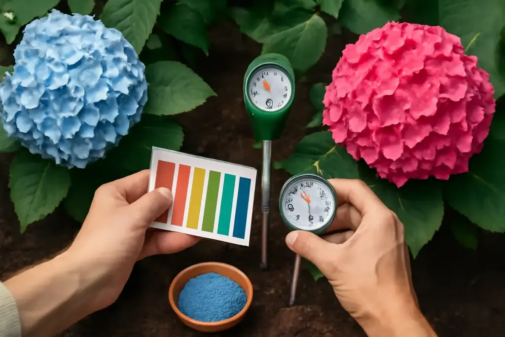 Come ottenere ortensie dai colori intensi? La modifica del pH che trasforma la fioritura