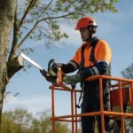 Potare alberi alti in sicurezza: quali strumenti ti permettono di lavorare senza rischi inutili