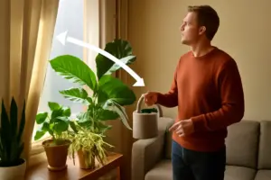 Come ravvivare le piante d’inverno in appartamento? La strategia della luce indiretta per risultati visibili