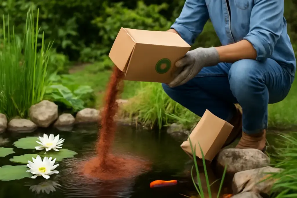 Come prevenire la crescita delle alghe nel laghetto da giardino? La soluzione naturale che protegge pesci e piante