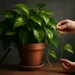Pothos rigoglioso con poca luce: il trucco per non farlo mai soffrire di steli filanti
