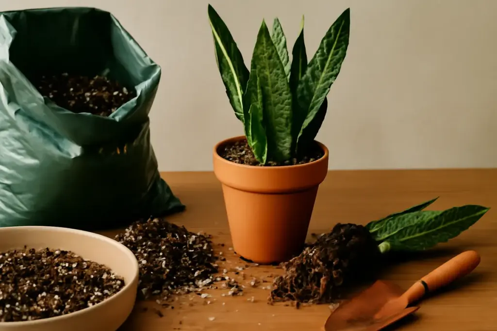 Terriccio ideale per sansevieria: scegli la miscela giusta e aumenti la resistenza agli errori di bagnatura